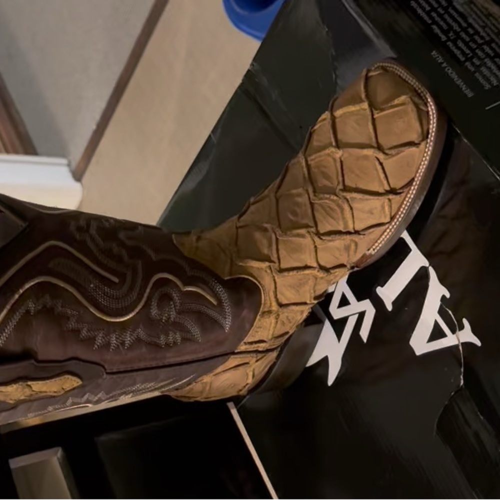 Exotic Leather Western Boots sold by pair